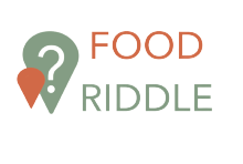 Food riddle logo